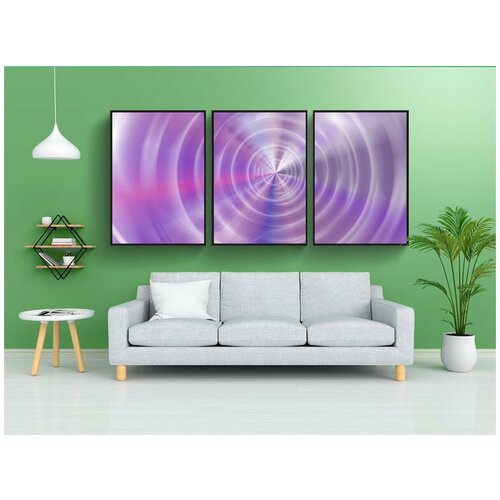 фото Набор модулных постеров для интерьера "душа, дверь, медитация" 60x90 см. в тубусе, без рамки lotsprints