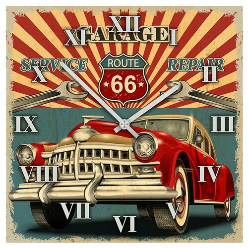 фото Svs настенные часы svs 3501589 garage service repair