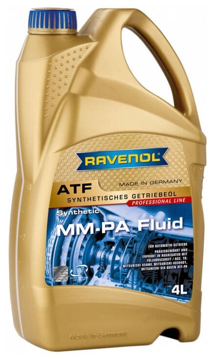 RAVENOL Масло трансмиссионное Ravenol ATF Mm-pa Fluid, синтетическое, 4L 4014835771093