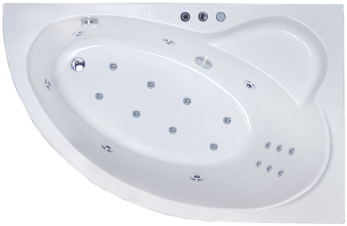 Гидромассажная ванна Royal Bath ALPINE DE LUXE 160x100x58R