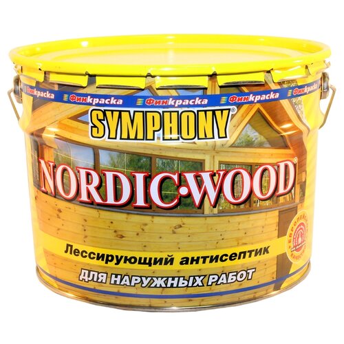 Symphony пропитка Антисептик Nordic Wood, 9 л, палисандр