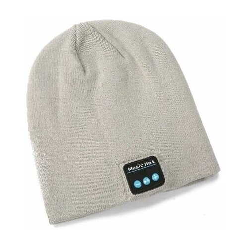Шапка с Bluetooth-гарнитурой светло-серая 85000₽