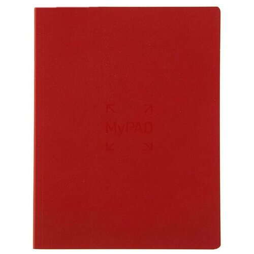 Купить Блокнот в линейку Fabriano MyPad 24х18, 5 см 48 л 85 г, обложка красная, красный