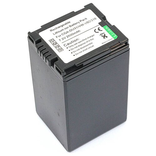 Аккумуляторная батарея для видеокамеры Hitachi DZ-BD (CGA-DU31) 7.4V 2600mAh