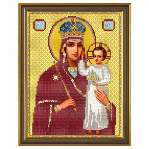 Набор для вышивания Nova Sloboda С9027 Богородица Призри на смирение набор для вышивания иконы кроше радуга бисера b 148 казанская богородица