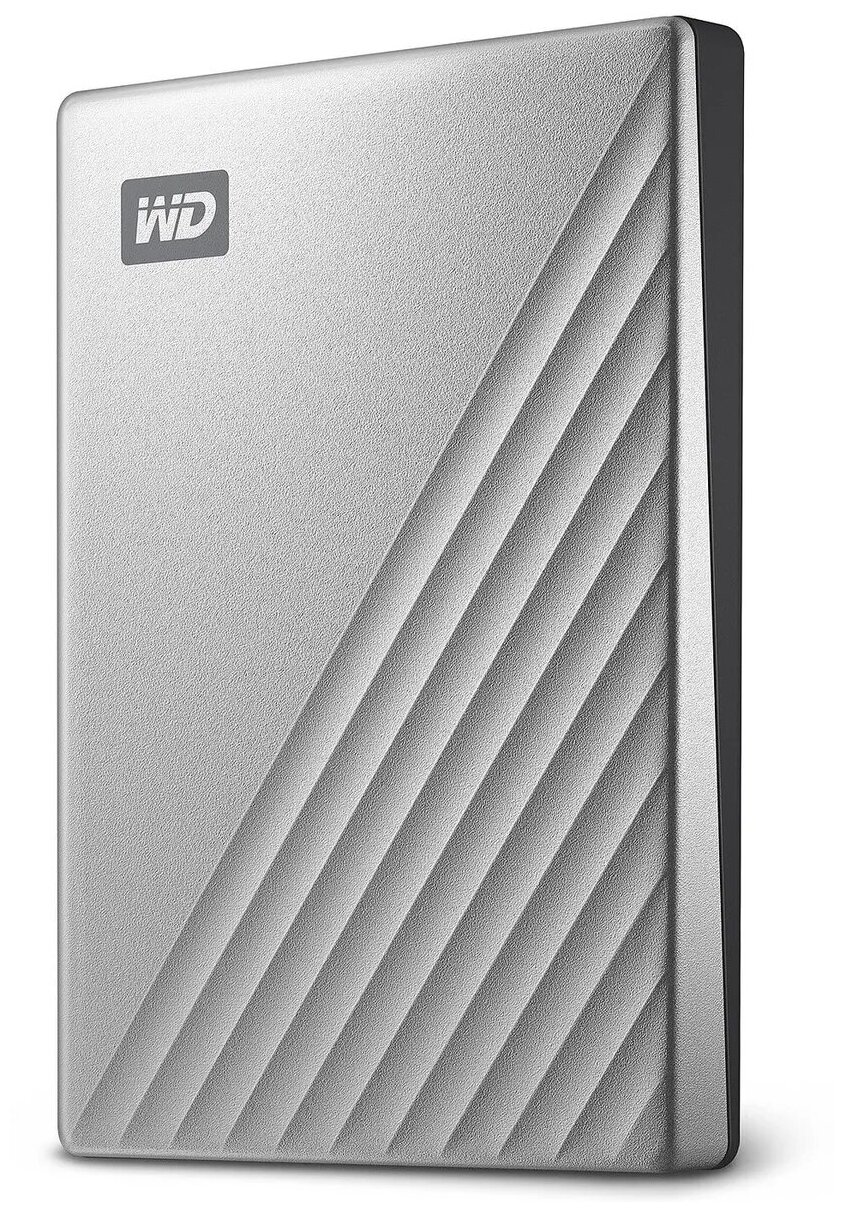 Внешний Жесткий диск Western Digital My Passport Ultra (Metal Edition) WDBFTM0040BSL-WESN 4TB 2.5" USB 3.1/USB-C silver (E1B)