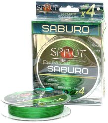 Леска плетеная SPRUT Saburo Soft Ultimate X 4 Dark Green 0.25 140м