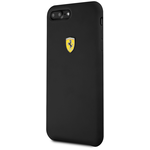 Чехол Ferrari для iPhone 7 Plus/8 Plus On- track SF Silicone case Hard TPU Black - изображение