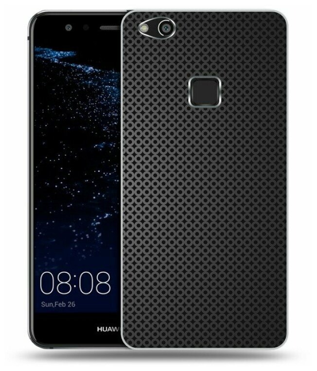 Дизайнерский силиконовый чехол для Huawei P10 Lite Металл