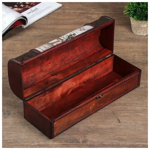 Шкатулка дерево под бутылку 