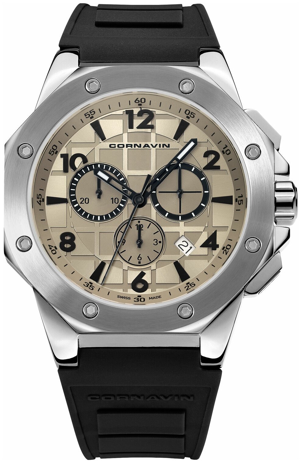 Швейцарские наручные часы Cornavin CO.2012-2002R с хронографом