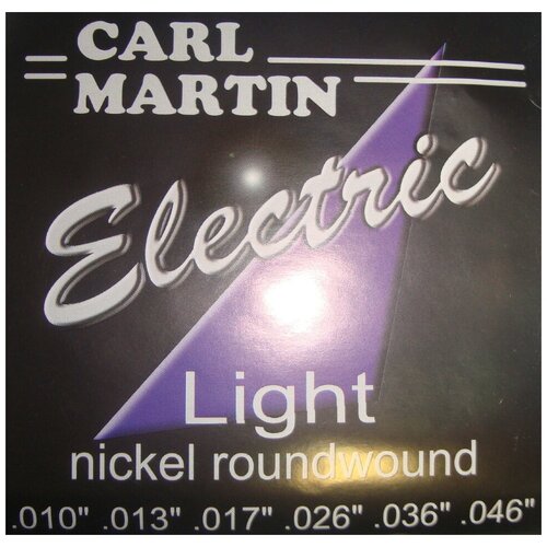 Струны для электрогитары CARL MARTIN Electric (Hot Rock) ML Nickel