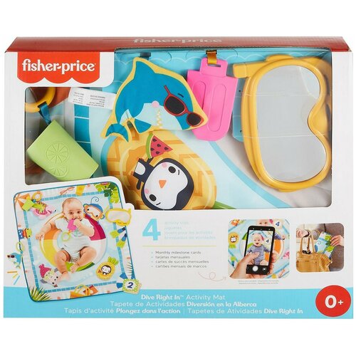 Fisher-Price Развивающий коврик Водный всплеск GRR44 пазл 9 эл фишер прайс звездное небо