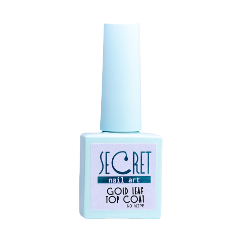 secret верхнее покрытие leaf top coat no wipe серебро 10 мл Secret Верхнее покрытие Leaf Top coat No Wipe, TC004 золото, 10 мл