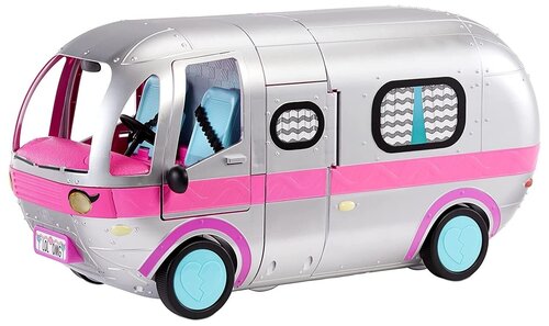 Фургон L.O.L. LOL Surprise OMG Glamper Fashion Camper - ЛОЛ Серебристый Автобус 2021, 576730, разноцветный