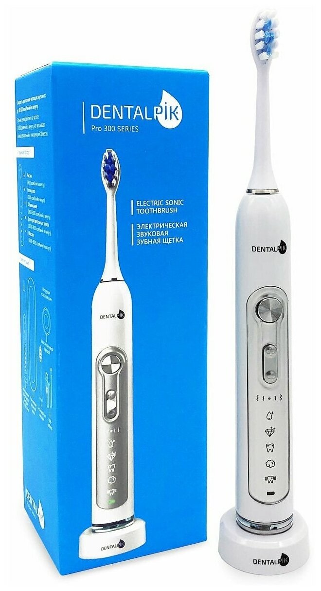 Звуковая зубная щетка Dentalpik Pro 300, White