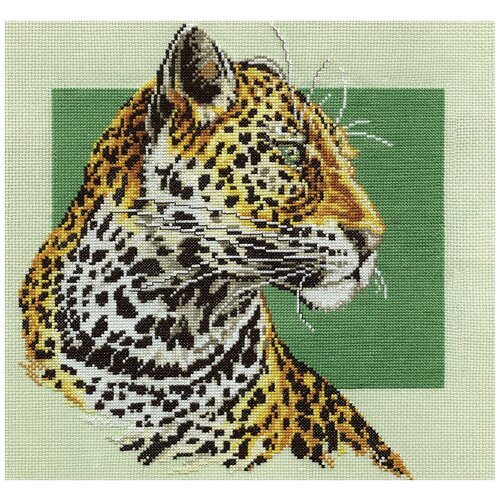 Набор для вышивания PANNA Леопард 31,5x31,5 см набор для вышивания panna j 0664 ж 0664 леопард