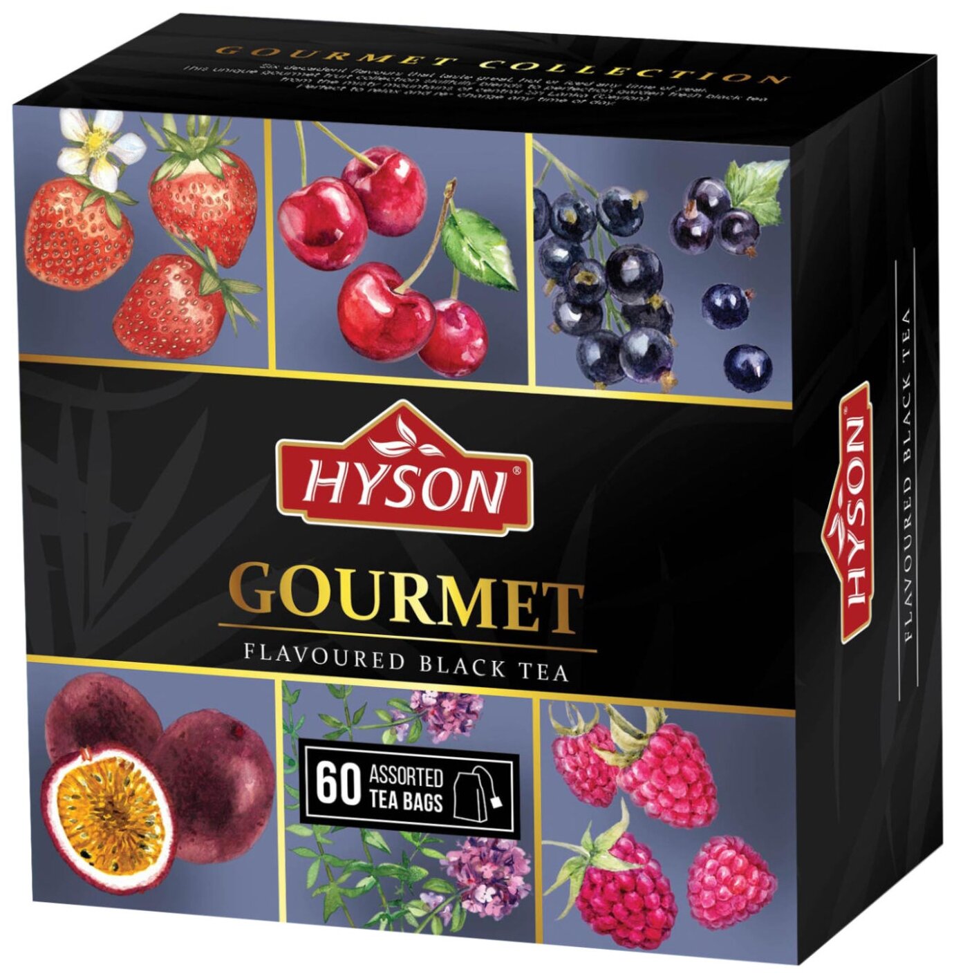 Чай черный Hyson Gourmet Tea Collection ассорти в пакетиках, 60 пак. - фотография № 1