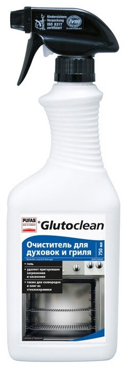 Пуфас Glutoclean N390 Очиститель для духовок и гриля (0,75л) Gl. Backofen&Grillrei