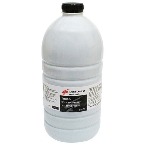 Static Control Тонер Static Control H1606TNR-1KG черный флакон 1000гр. для принтера HP LJ P1606/P1102/ M201 static control тонер static control h1606tnr 1kg черный флакон 1000гр для принтера hp lj p1606 p1102 m201