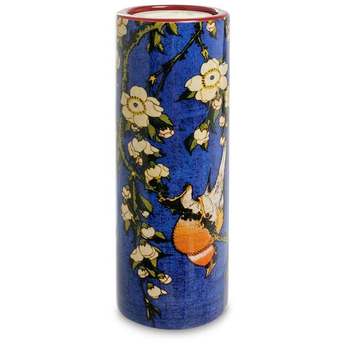 Pr-TC09HOK Подсвечник Bullfinch and Blossoms Кацусика Хокусай (Museum Para