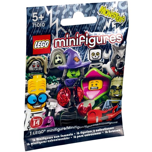 конструктор lego collectable minifigures 71026 dc super heroes series 9 дет Минифигурка LEGO Collectable Minifigures 71010 Серия 14: Монстры, 7 дет.