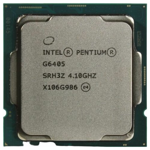 Процессор Intel Pentium G6405 Box Comet Lake-S 4.1 ГГц / 2core / UHD Graphics 610 / 4Мб / 58 Вт s.1