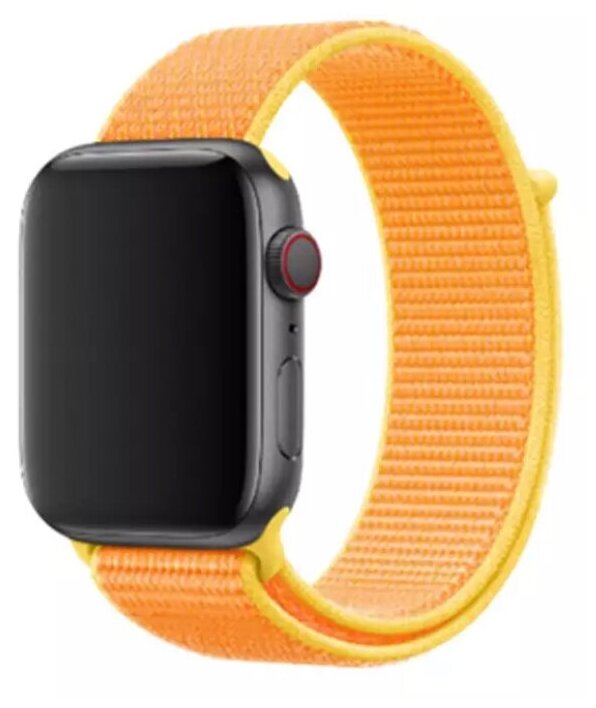 Нейлоновый ремешок для Apple Watch 42/44/45 мм, желтый