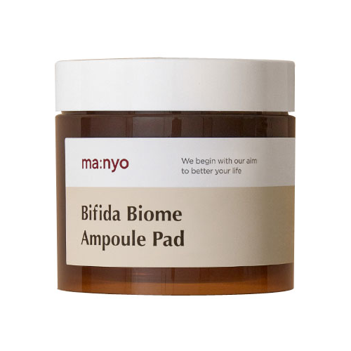 Увлажняющие пэды с бифидокомплексом Manyo Bifida Biome Ampoule Pad (70 шт/150 ml) • Маньо manyo factory набор bifida biome сыворотка крем