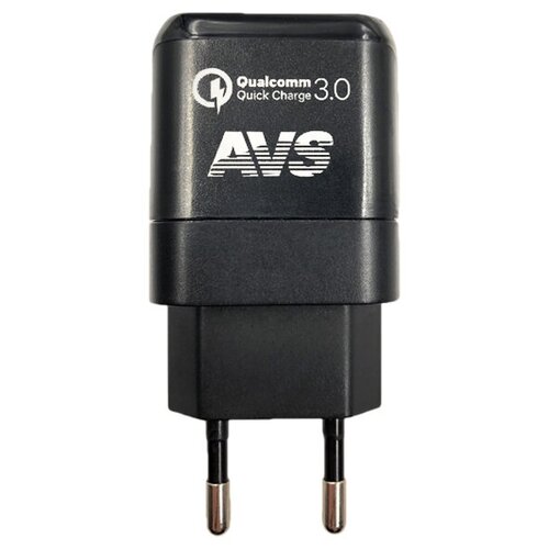 AVS USB сетевое зарядное устройство AVS 1 порт UT-713 Quick Charge (1.5-3A) зарядное устройство avs ut 723 a40872s