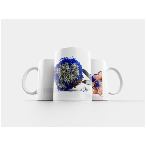 фото Кружка "шерсть, ножницы, ручная работа" 320 мл lotsprints