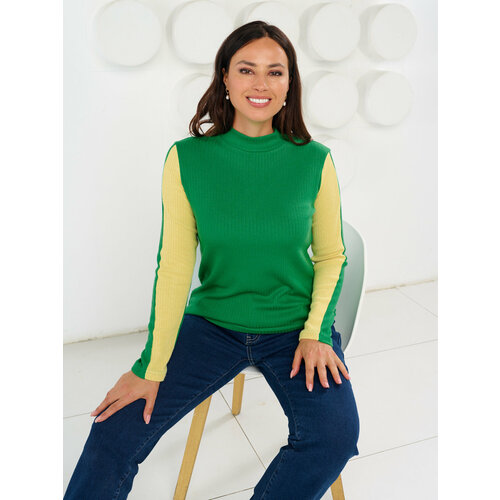 фото Водолазка maxroses, размер 50, зеленый