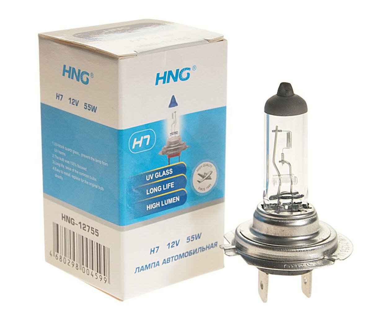 Лампа 12V H7 55W PX26d Long Life HNG