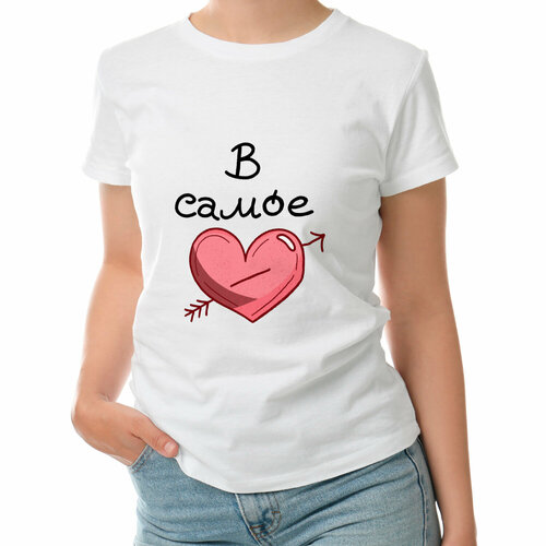 фото Футболка roly, размер s, белый