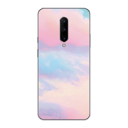 Силиконовый чехол на OnePlus 7 Pro / ВанПлас 7 Про Розовые облака силиконовый чехол на oneplus 7 pro ванплас 7 про розовые пионы