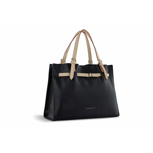фото Сумка тоут bugatti 49663901, фактура зернистая, черный