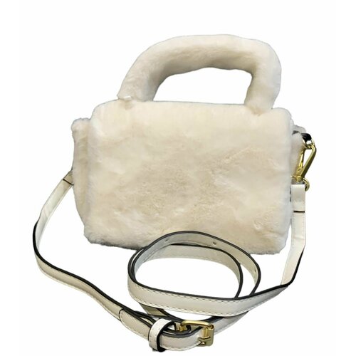 фото Сумка клатч , фактура гладкая, белый нет бренда