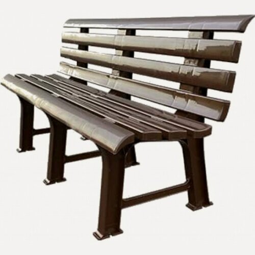 Изображение товара Скамья Garden Story Элластик-Пласт пластиковая арт. СКП-МТ009 (коричневая)