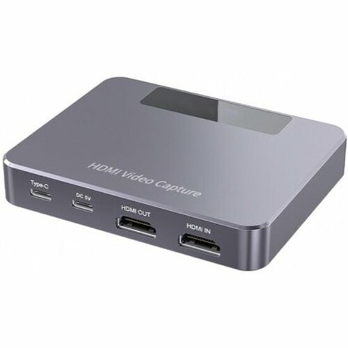 Адаптер видеозахвата 4K HDMI USB Ks-is (KS-809) адаптер видеозахвата ks is hdmi usb c ks 484
