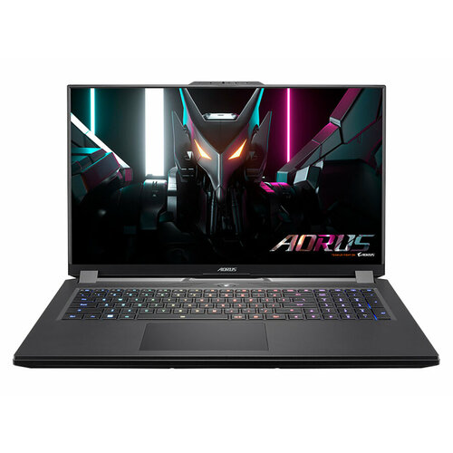 Ноутбук GIGABYTE AORUS 17H 2023 BXF i7-13700H 16Gb SSD 1Tb NVIDIA RTX 4080 для ноутбуков 12Gb 17,3 FHD IPS Cam 99Вт*ч Win11 Черный BXF-74KZ554SH