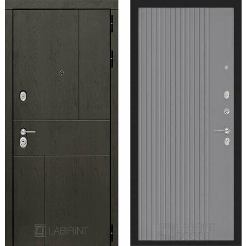 Входная дверь Labirint Urban 29 Хомс Серый софт рельеф 960x2050, открывание правое входная дверь labirint river 29 хомс серый софт рельеф 960x2050 открывание правое