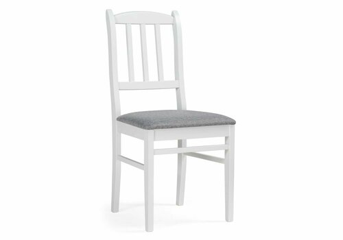 Деревянный стул Woodville Мириел белый/серый
