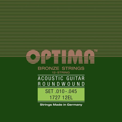 Струны для акустической гитары Optima Acoustic Bronze Strings 1727.12EL 10-45