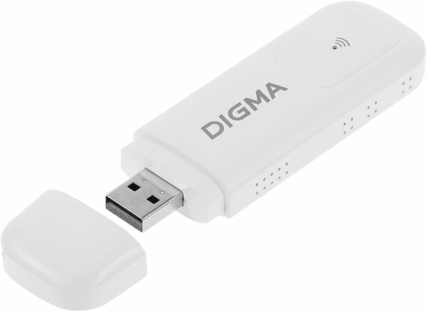 Модем Digma Dongle 3G/4G Firewall+Router White (DW1960)