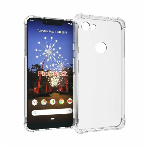 Чехол задняя-панель-накладка-бампер MyPads Tocco для Google Pixel 3a XL с усиленной защитой углов противоударный прозрачный чехол панель накладка бампер bypass tocco для google pixel 6 pro с защитой углов противоударный