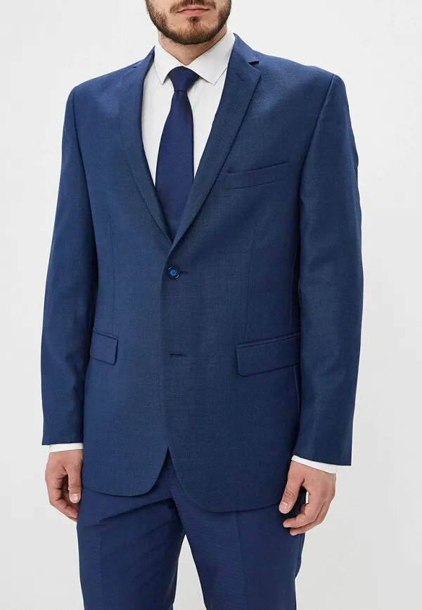 Пиджак Mishelin, однобортный, размер 64/188, синий - фотография № 1