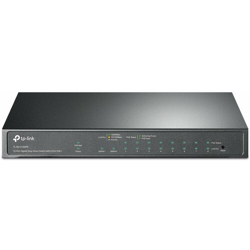 Коммутатор TP-LINK TL-SG1210MPE коммутатор tp link tl sg1210mpe 10g 8poe 123w настраиваемый