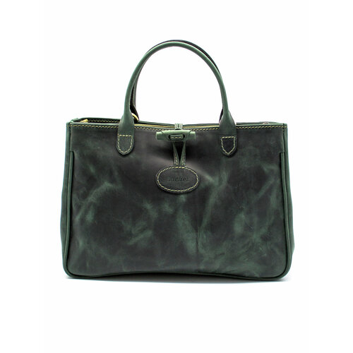 фото Сумка , фактура бархатистая, зеленый студия эклекикарт