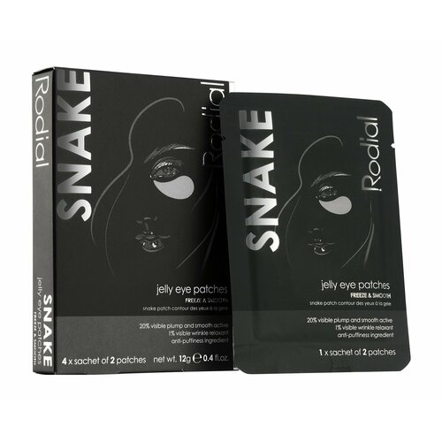 Набор из 4 пар гидрогелевых патчей для кожи вокруг глаз Rodial Snake Jelly Eye Patches Pack