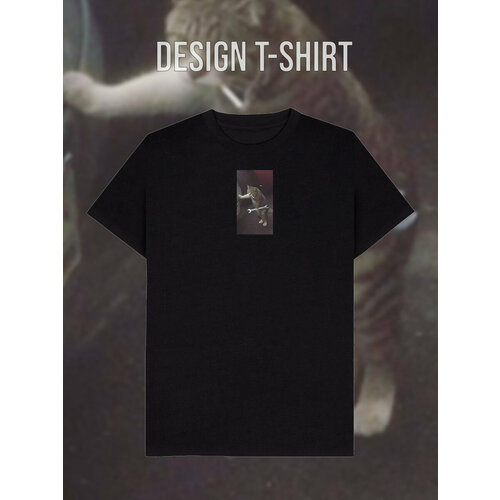 фото Футболка, размер 56, черный design t-shirt